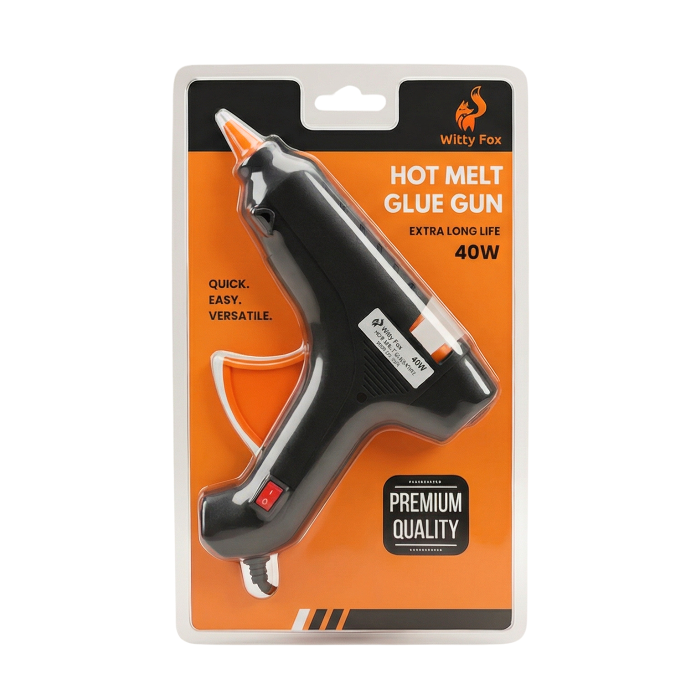 Witty Fox Hot Melt Glue Gun 40W with EU Plug