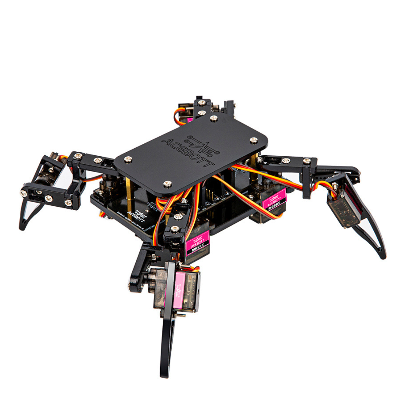 ACEBOTT QD020 ESP8266 Quadruped Bionic Spider Robot kit with Arduino IDE/ACECode(Scratch)