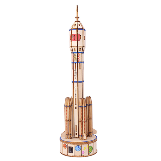 Pludo STEM Kit Mission to Orbit – DIY Educational Toy for Kids 11–14 | Grade 6–8 Rocket Model -DIY Kit -Pludo Education Kit -Robocraze