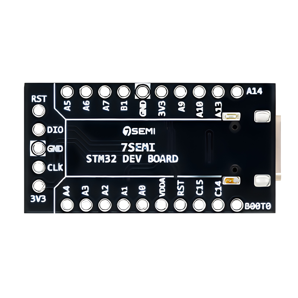 7Semi STM32 ARM 32-bit Cortex-M0+ RISC Mini Development Board USB-C - STM32L031F6P6 - Robocraze