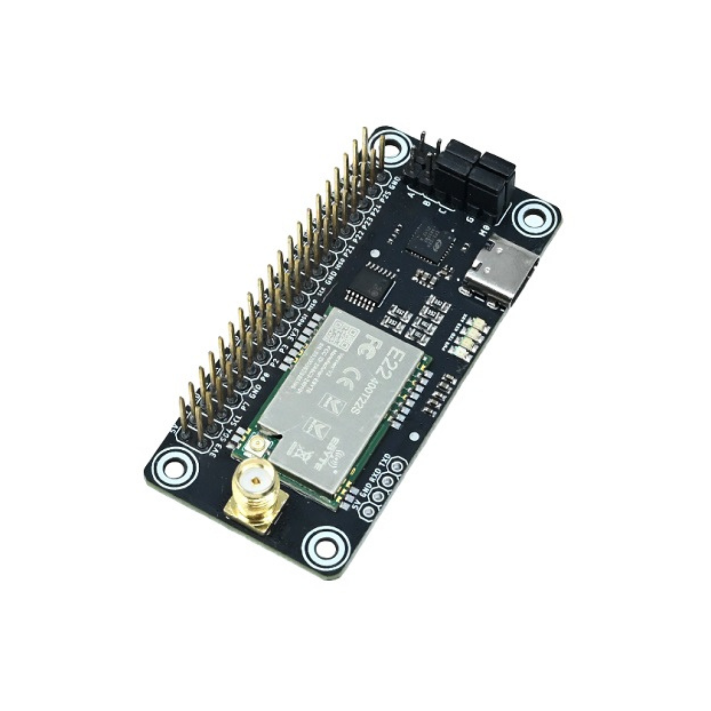 SmartElex SX1268 433MHz E22-400T22S LoRa HAT for Arduino, Raspberry Pi and STM32 - robocraze