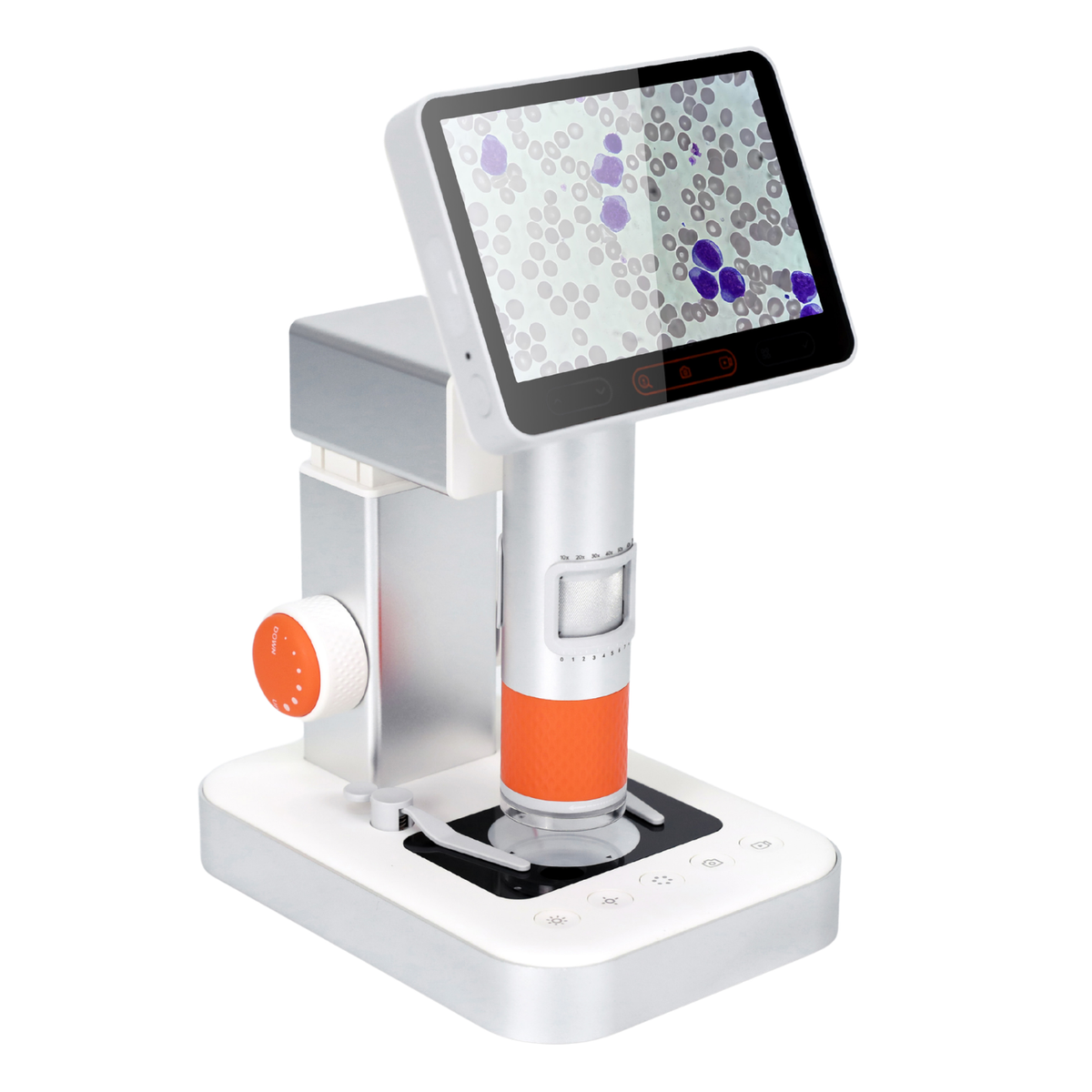MatataStudio MX2-AS Portable Digital Microscope with 4.3-Inch 1080P Screen for Kids