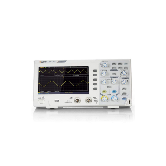 Owon SDS 1102 100MHz Digital Oscilloscope – Dual-channel DSO for accurate signal testing.-Oscilloscope -Robocraze