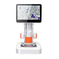 MatataStudio MX2-AS Portable Digital Microscope with 4.3-Inch 1080P Screen for Kids