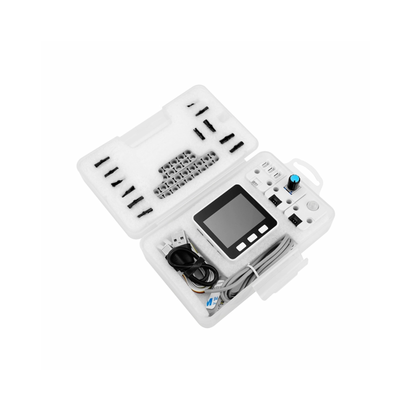 M5GO IoT Starter Kit V2.6 – Beginner-friendly IoT starter kit for ESP32. -Development Board -Robocraze