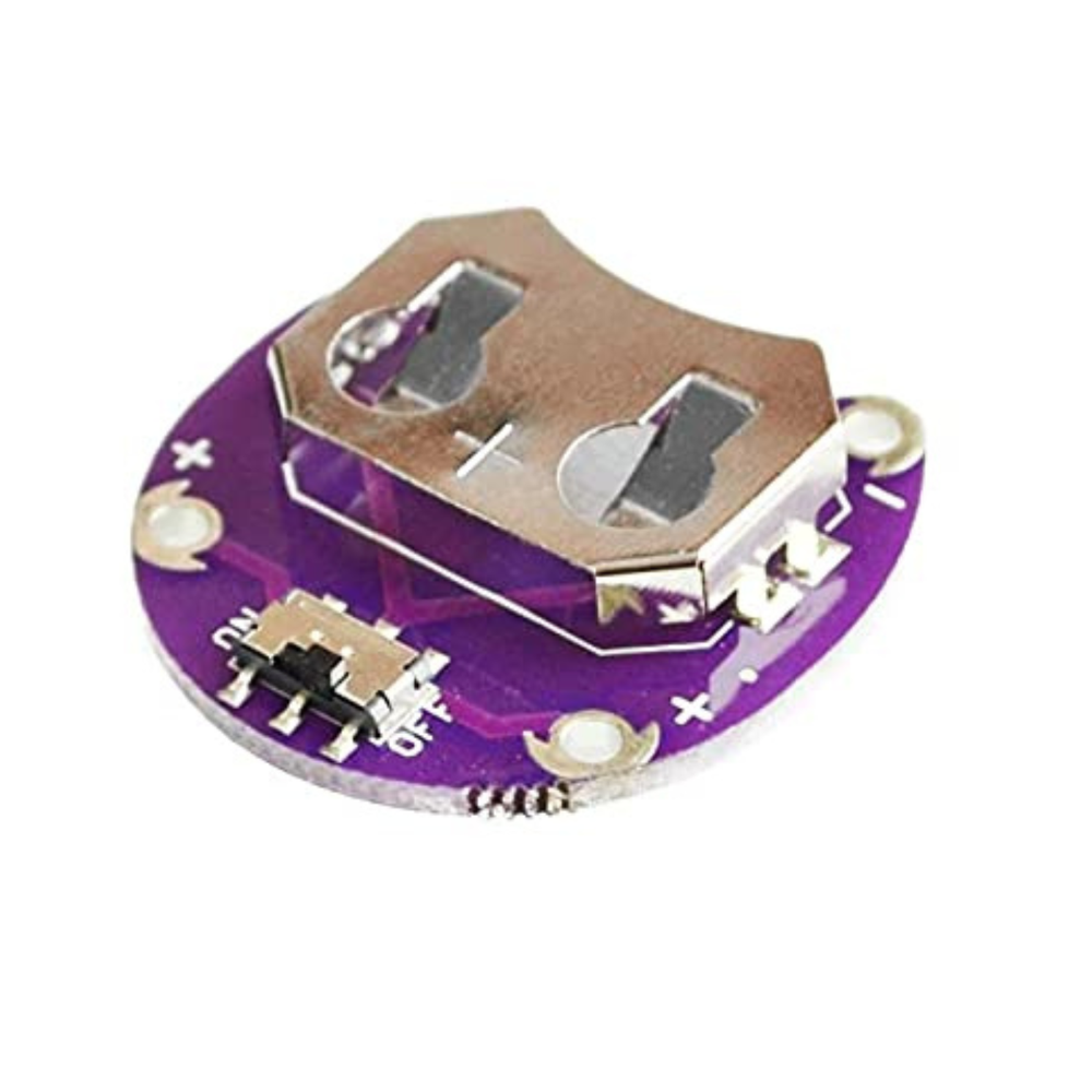 LilyPad CR2032 Coin Cell Battery Holder -Robocraze