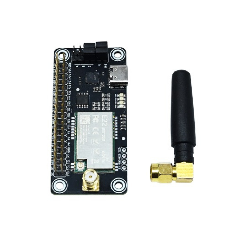 SmartElex SX1268 433MHz E22-400T22S LoRa HAT for Arduino, Raspberry Pi and STM32 - robocraze