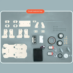 Wooden Educational Puzzle Tracking DIY Car Kit for Kids -STEM Toy -Robocraze