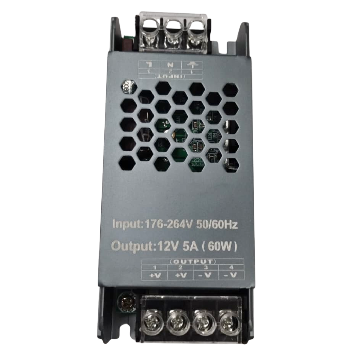 12V 5A SMPS – 12V 5A SMPS power supply for Arduino, LED lighting & security systems. -Power Supply -Robocraze