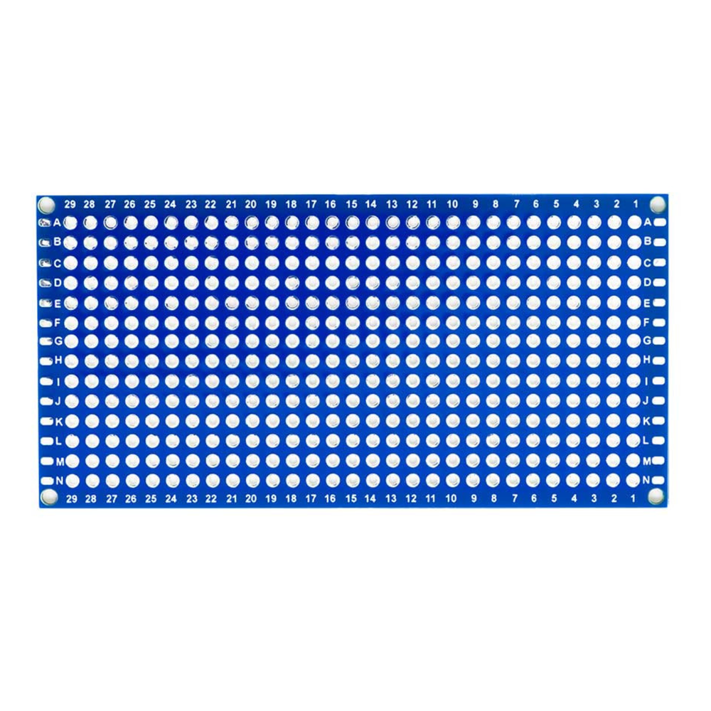 1 7Semi 2.54mm 29x14 Holes Dual-Sided PCB Prototype Board - Robocraze