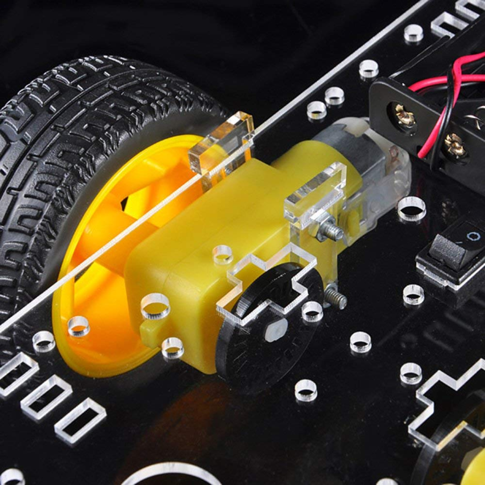 2WD Two Wheel Drive DIY Smart Robot Car Chassis kit - Robocraze