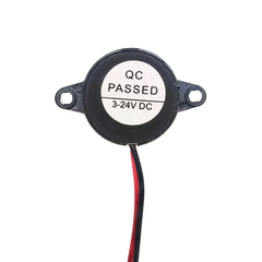 3-24V Active Piezo Electronic Buzzer with Continuous Sound Alarm Tone -Electronic Components -Buzzers & Sirens -Buzzers -Robocraze