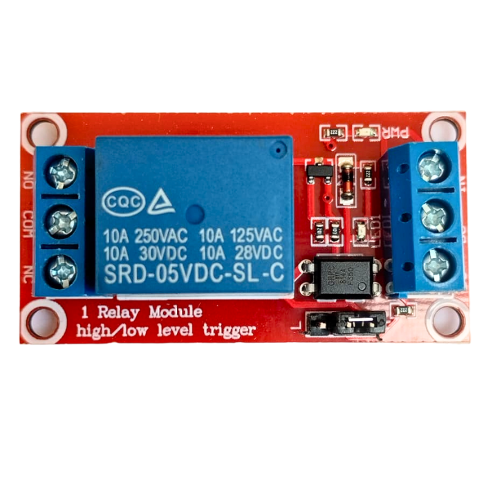 1CH 5v Relay Board High/Low Level Trigger with Optocoupler -Robocraze