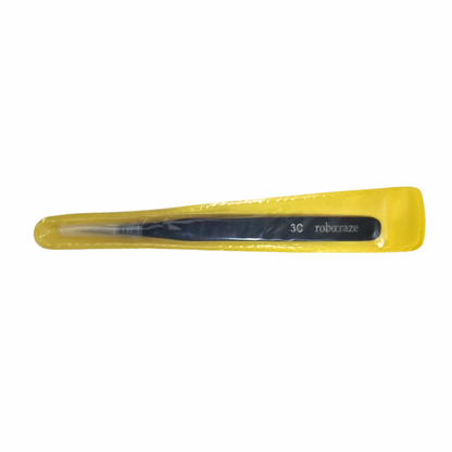 Robocraze Black Epoxy Coated Stainless Steel Tweezer 3C