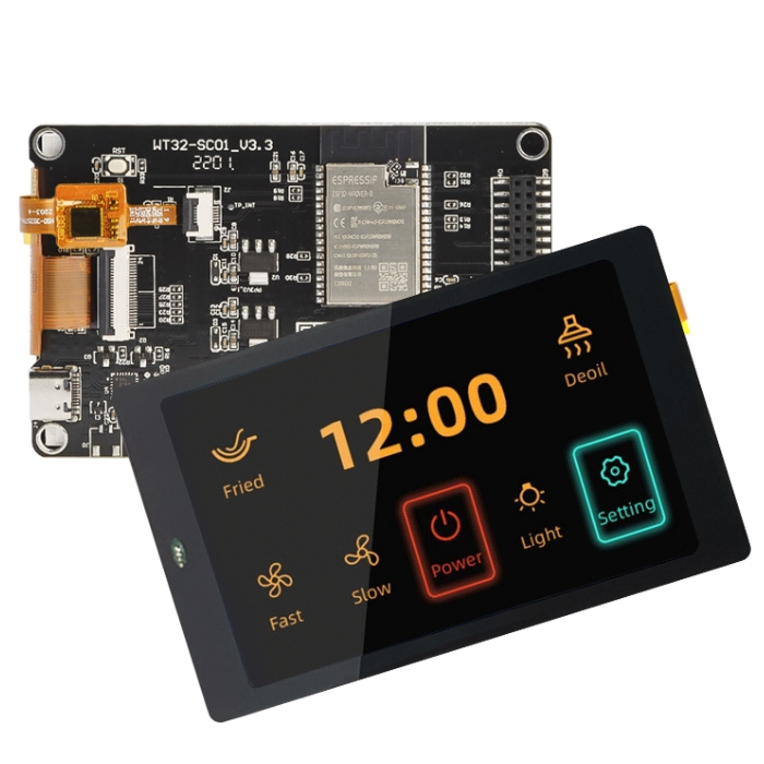 ELECROW ESP32 WT32-SC01 Board – ESP32 WT32-SC01 dev board with 3.5" touch display - LCD Display - Robocraze