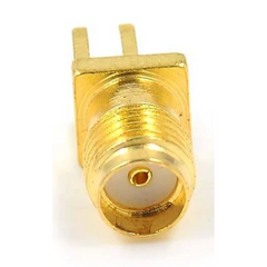 SMA Connector Female Straight Edge Mount For 1.6mm PCB - Robocraze