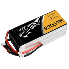 Original Tattu 22000mAh 25C 22.2V 6S1P XT90-S LiPo Battery – For FPV drones & quadcopters - DIY Drone Parts - Robocraze
