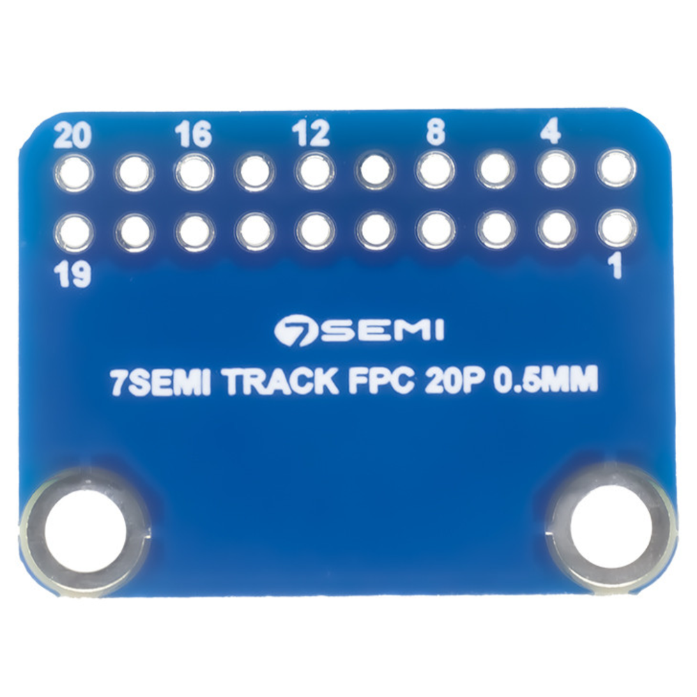 7Semi 0.5mm FFC FPC 20 Pin Breakout Board Adapter PCB -Electronic Modules - Breakout Boards - Robocraze