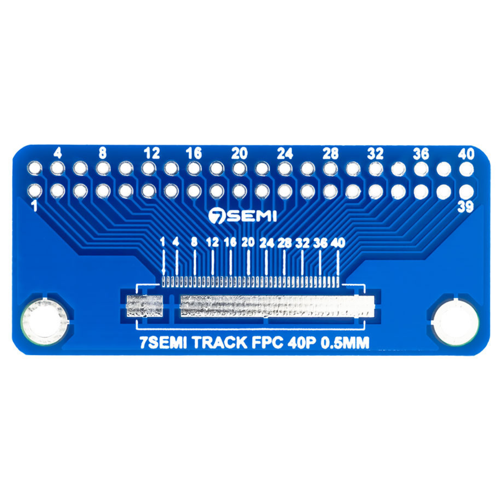 7Semi 0.5mm FFC FPC 40 Pin Breakout Board Adapter PCB -Electronic Modules - Breakout Boards - Robocraze
