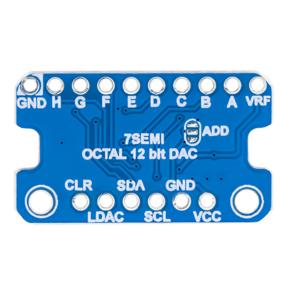 7Semi DAC7578 Breakout Board 8-Channel 12-Bit I2C DAC Module - Electronic Modules - Breakout Boards - Robocraze