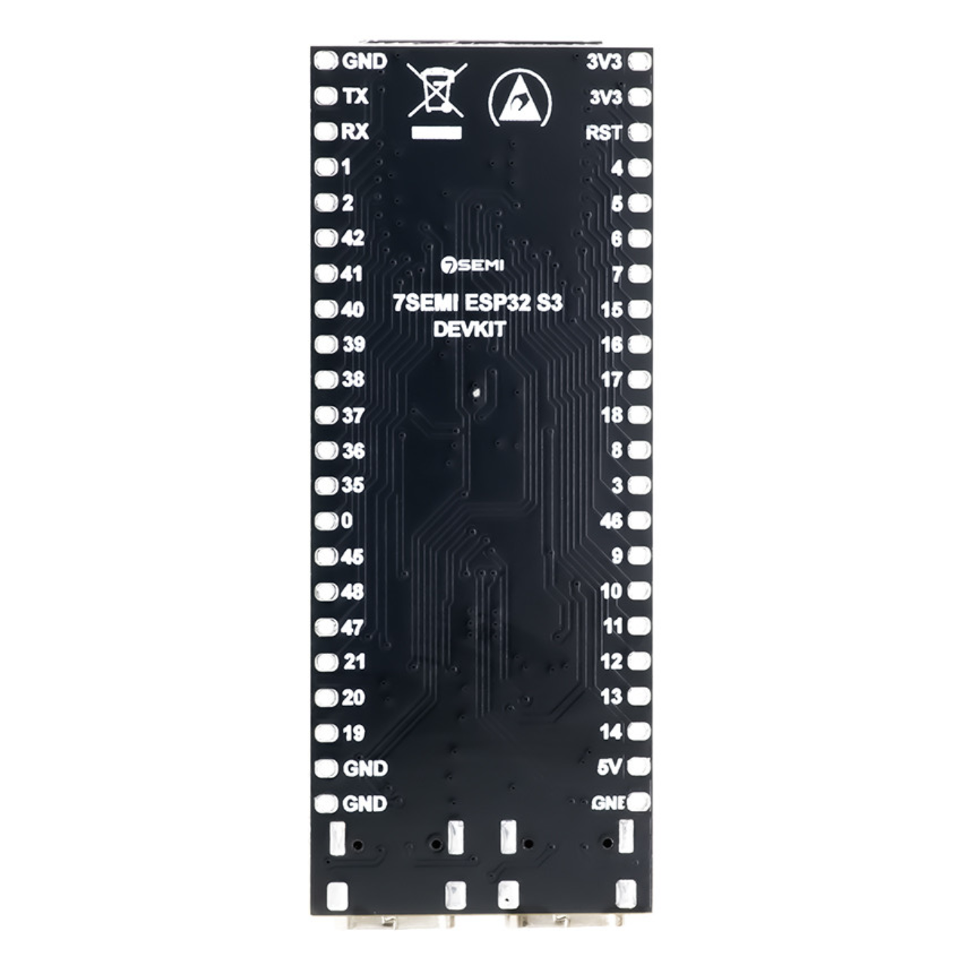 7Semi ESP32-S3-WROOM-1U-N16R8 WiFi Bluetooth Module with IPEX Connector 16MB Flash 8MB PSRAM - Robocraze