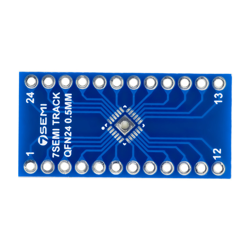 7Semi QFN24 0.5mm & 0.65mm PCB Breakout Adapter - Breakout Adapter - Robocraze