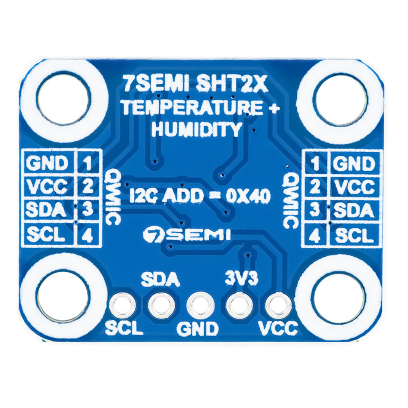 7Semi SHT20 Humidity Temperature Sensor Breakout Module Qwiic - Sensors - Temperature Sensors - Robocraze