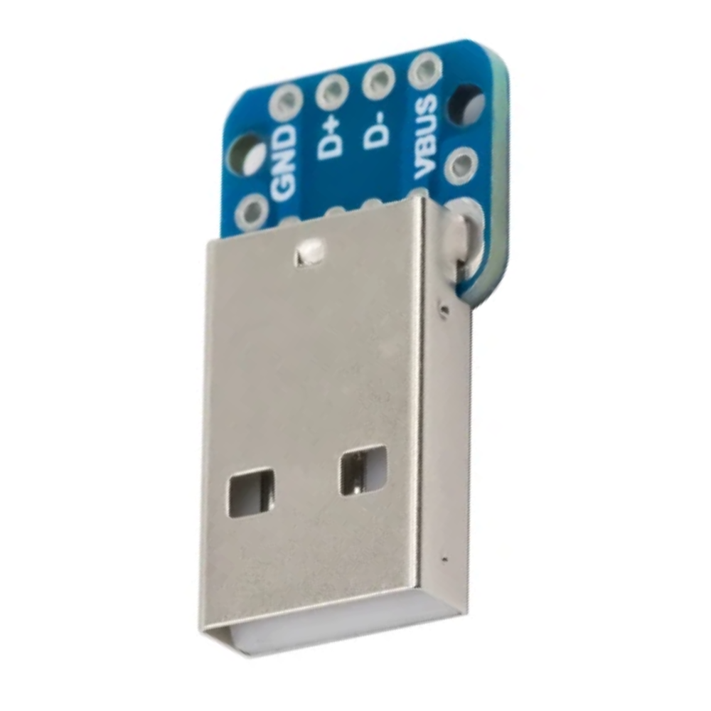 7Semi USB Type-A Male Breakout Board Module - Electronic Modules  - Breakout Board - Robocraze