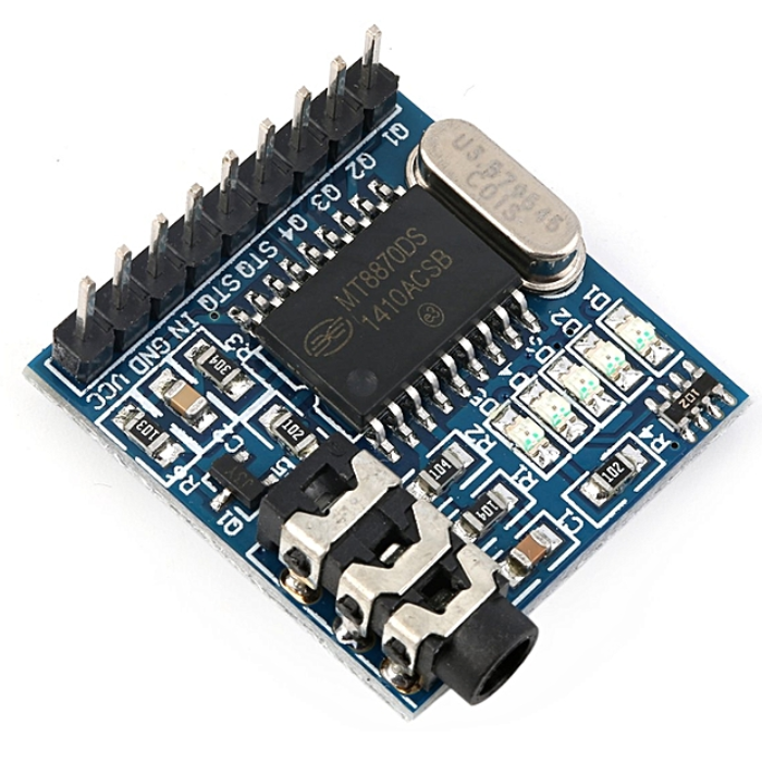 MT8870 DTMF Voice Decoding Module – MT8870 decoder for dual-tone signal detection. -DTMF Decoder -Robocraze