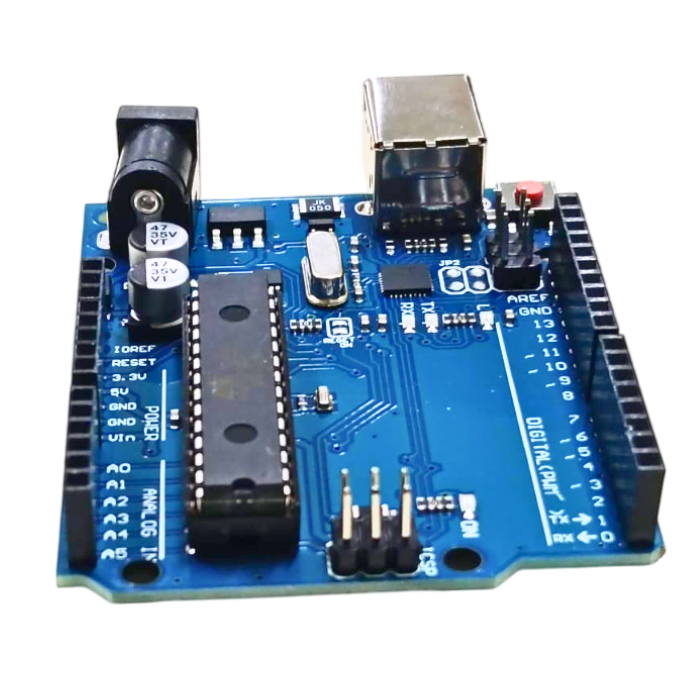 Arduino Uno R3 – Popular compatible Arduino Board with ATmega328, perfect for learning and development. -Robocraze