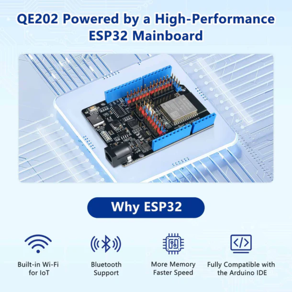 ACEBOTT QE202 ESP32 Advanced Electronic Sensor Project Learning Kit 26-in-1 - Robocraze