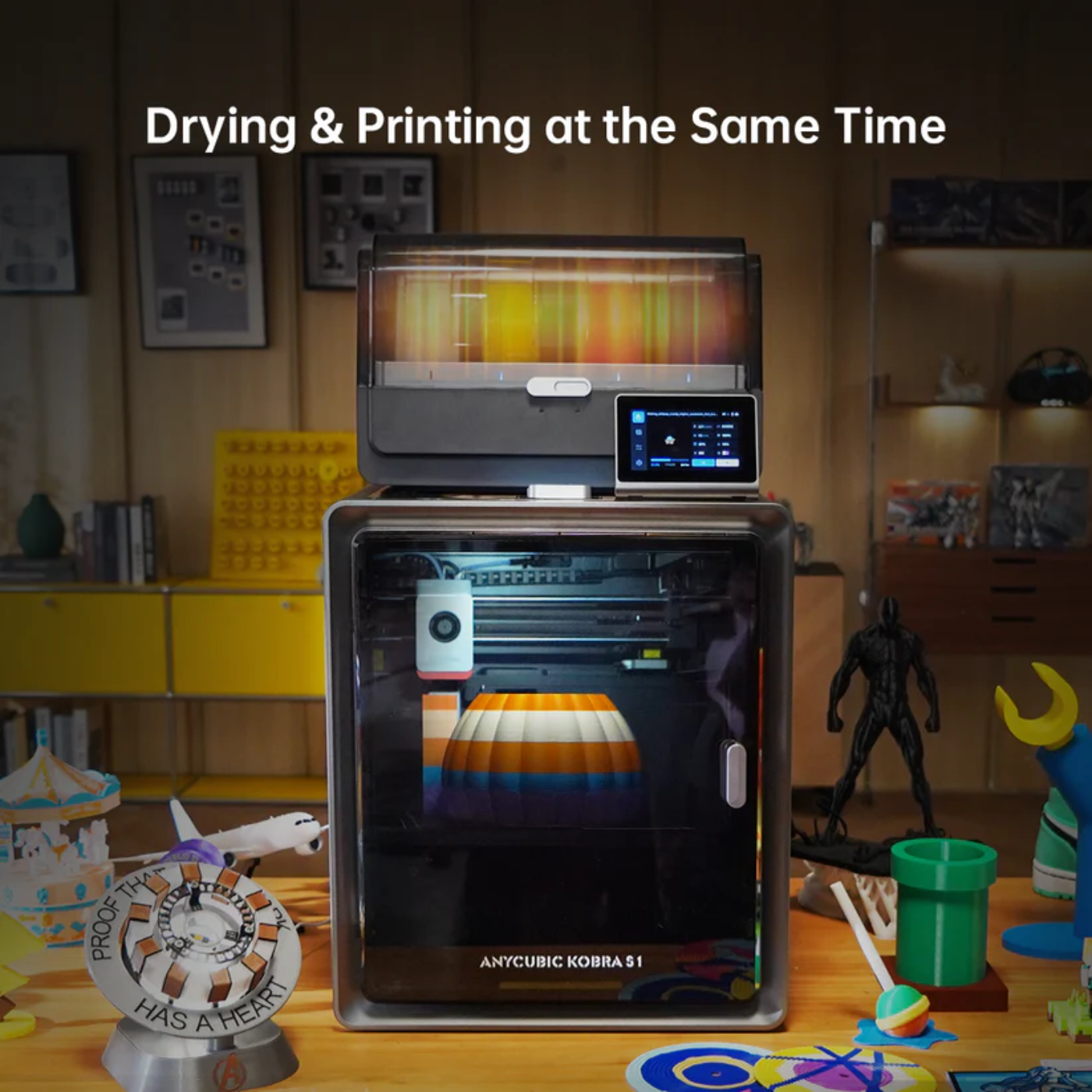 Anycubic Kobra S1 Combo 3D Printer – EU Plug -3D Printers -Robocraze