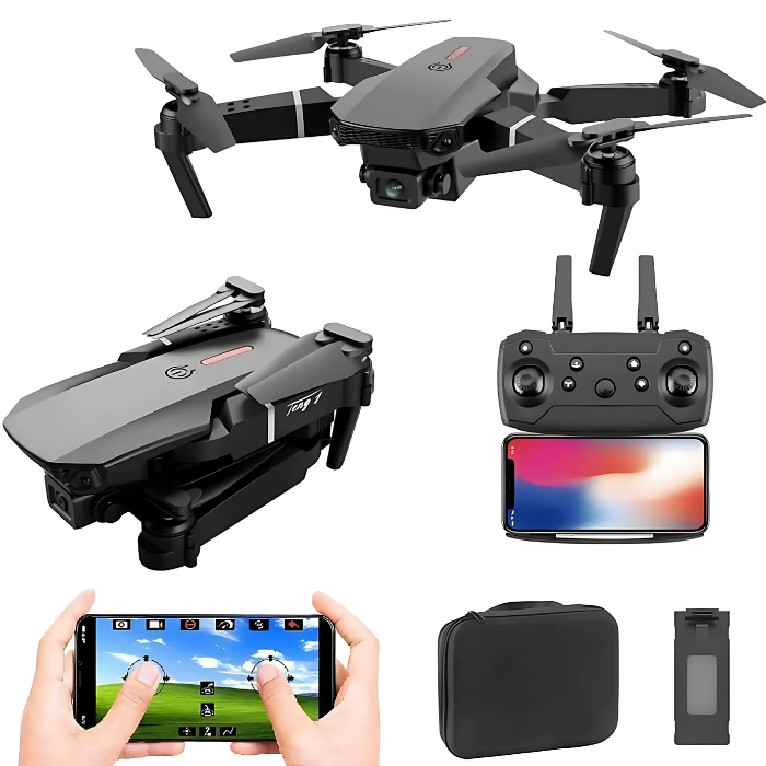 E99 PRO Foldable 4K Drone with WiFi FPV HD Camera - DIY Drone Kits - DIY Drone Parts - Robocraze