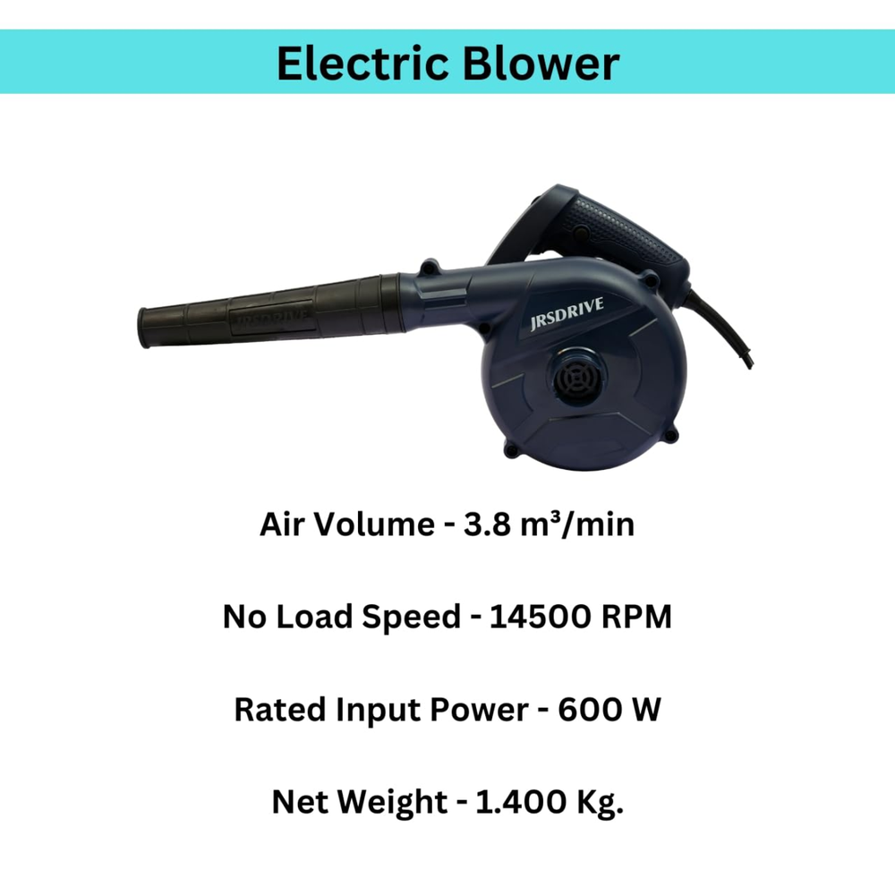 Eastman EEB040N Professional 600 W 14500 RPM Electric Air Blower for Dust Cleaning -Tools & Instruments -Hand Tools -Robocraze