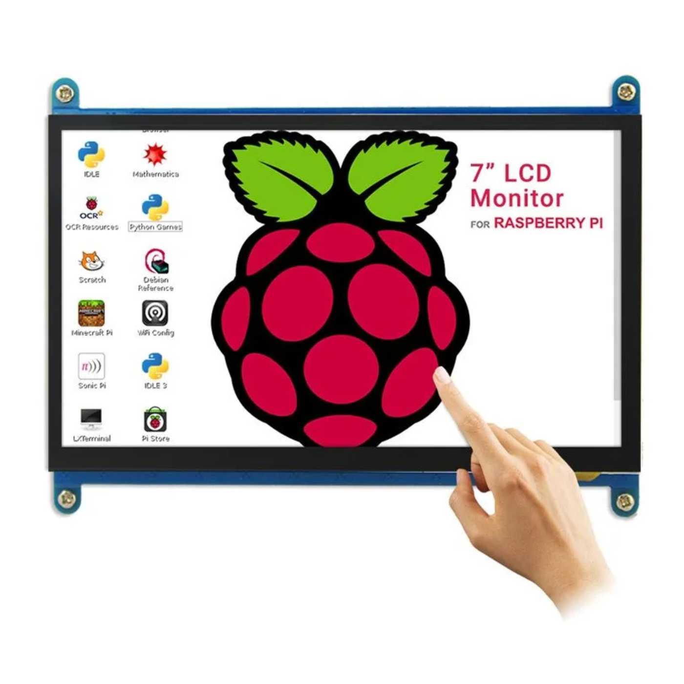 Elecrow 7-inch 1024*600 IPS LCD Touch Screen Display for Windows/Raspberry Pi -Display Modules -LCD Displays -Robocraze