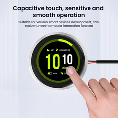 Elecrow CrowPanel 1.28 Inch ESP32 Display with 240x240 IPS Round Touch Screen -Display Module -LCD Display Modules -Robocraze