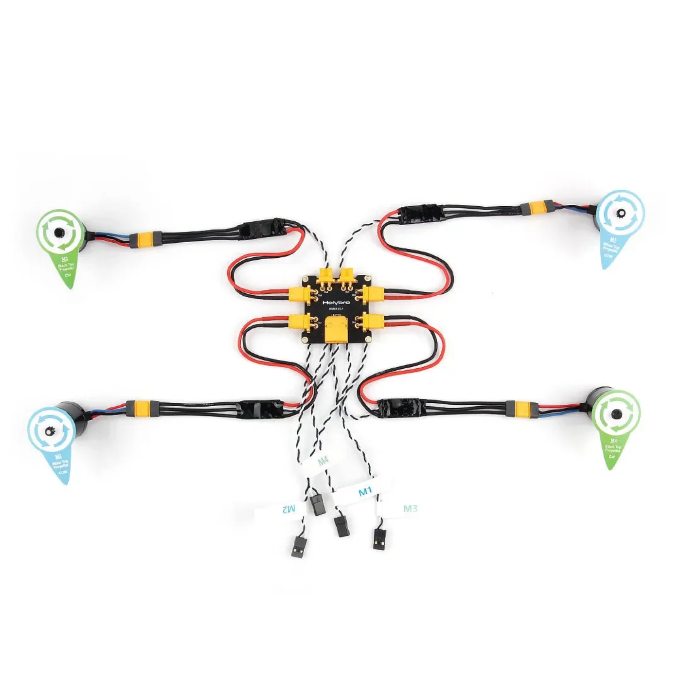 Holybro X500 V2 ARF Lightweight Carbon Fiber Quadcopter Frame Kit -Drone Parts -Drone Frames -Robocraze