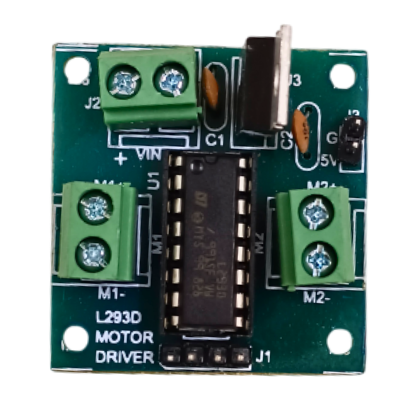 L293D 4 Channel DC Motor Driver – Multi-channel motor driver for Arduino, Raspberry Pi & DIY electronics – Robocraze