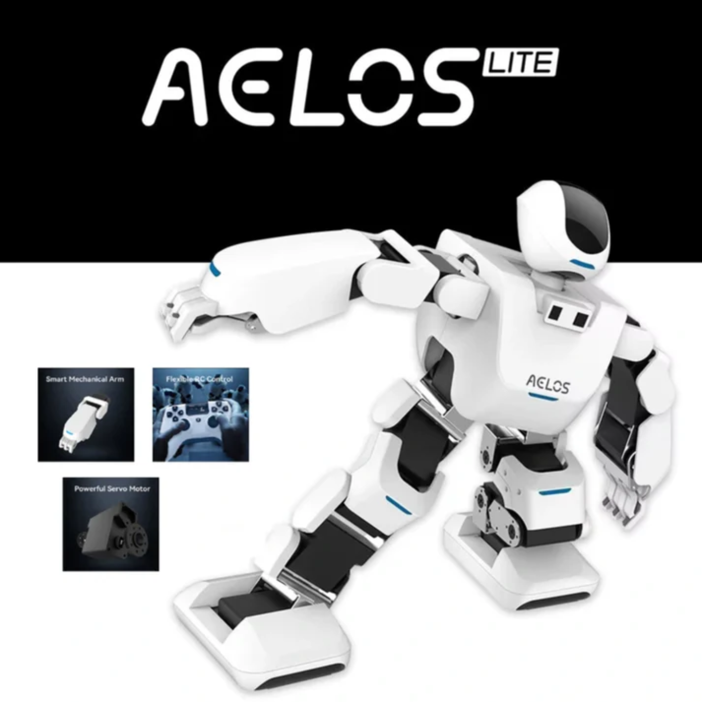 Leju Robot AELOS LITE 19DOF AI Humanoid Robot Kit for Programming & Coding -DIY Kits Robotic Kits -Robocraze