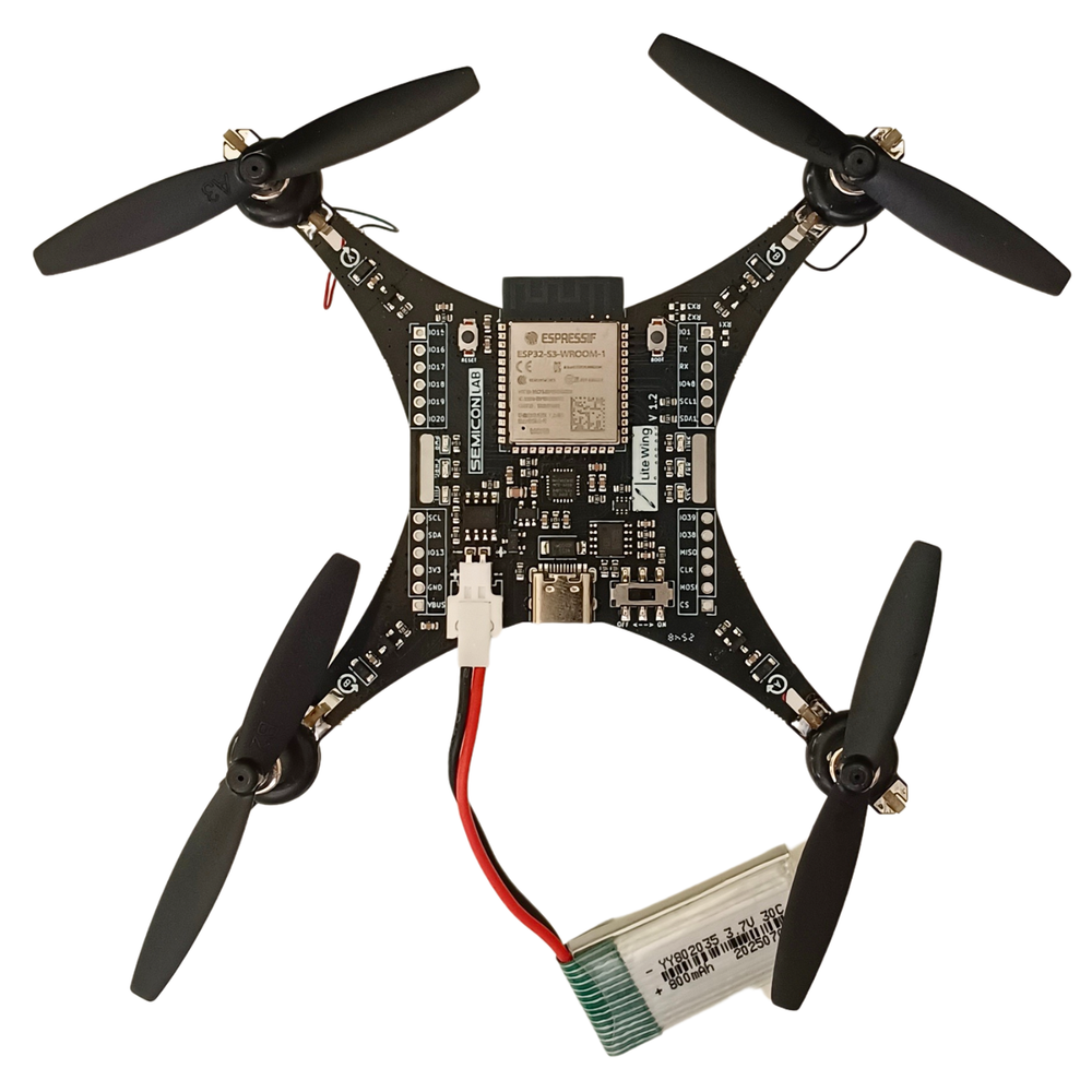 LiteWing ESP32-S3 DIY Drone Kit – Programmable Drone for Makers & Developers -Drone Parts -DIY Drone Kits - Robocraze