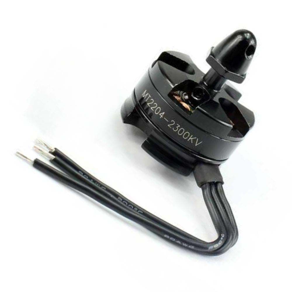 MT2204 2300KV Brushless Motor – Black CW-Drone Parts -Drone Motors -Drone/UAV -Robocraze