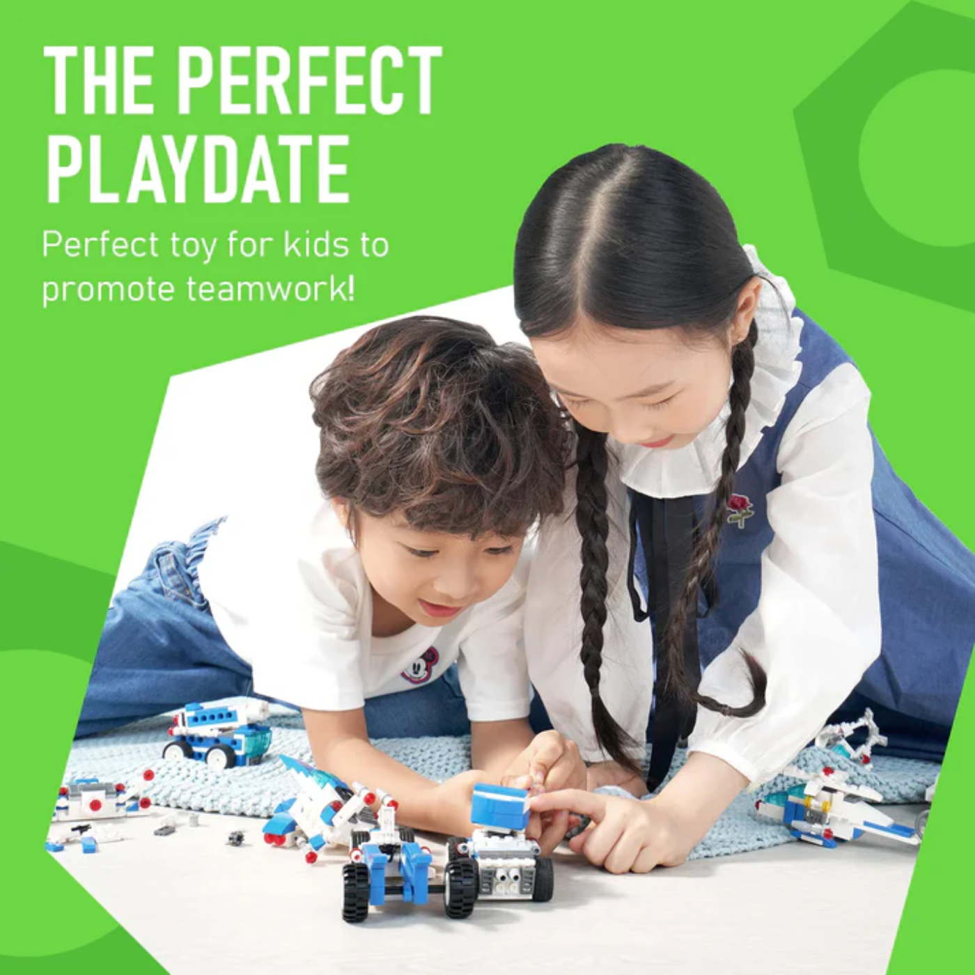 Makerzoid 30-in-1 DIY Fun Building Blocks Set - Educational STEM Toys for Kids -STEM Kits -School Kits -Robocraze