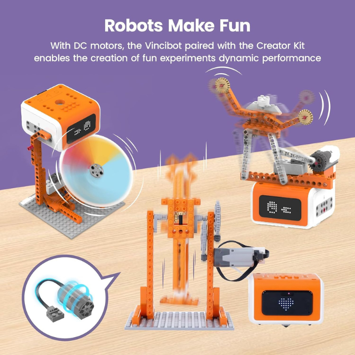 MatataStudio 20-in-1 Creator STEM Kit with 400 Blocks – Versatile DIY Kits, STEM Kits, Robot Kits -Robocraze
