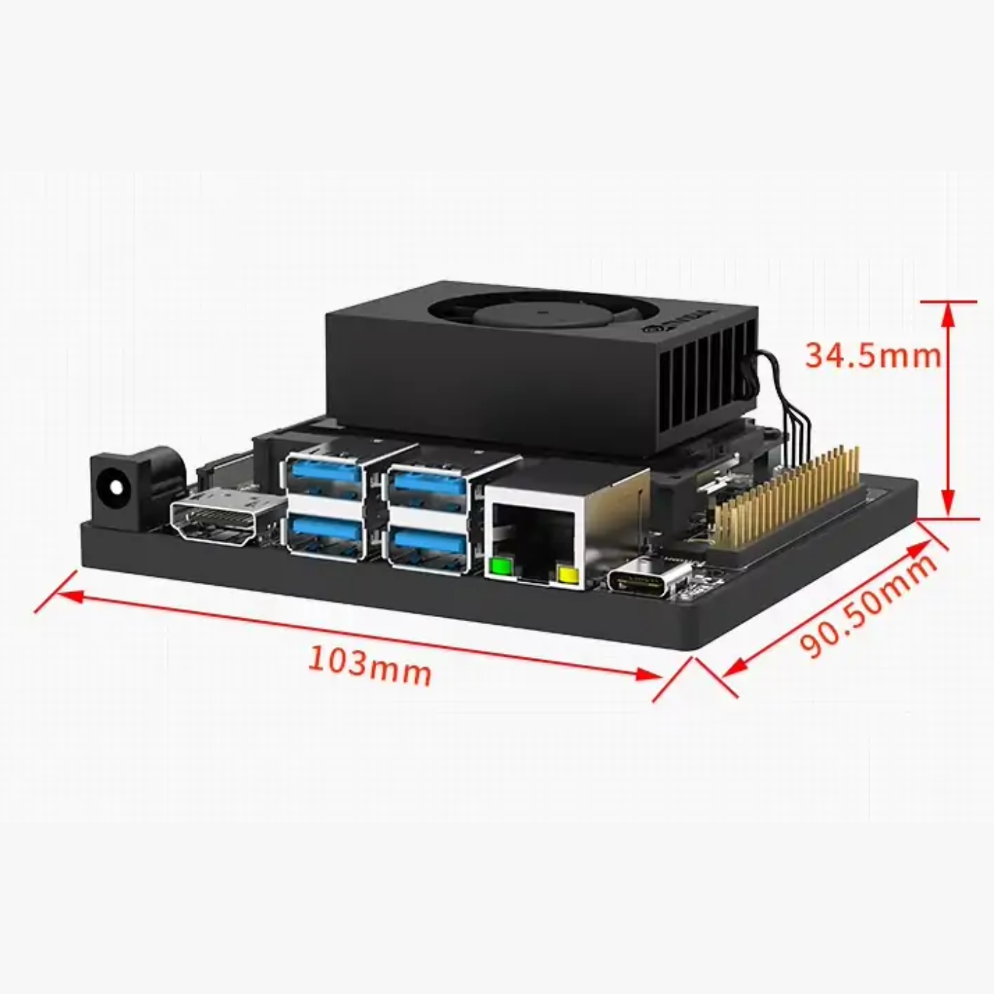 NVIDIA Jetson Orin NX 8GB RAM 70 TOPS AI Embedded Module T801 AI Developer Kit -Nvidia Jetson Nano -Jetson Nano Boards -Robocraze
