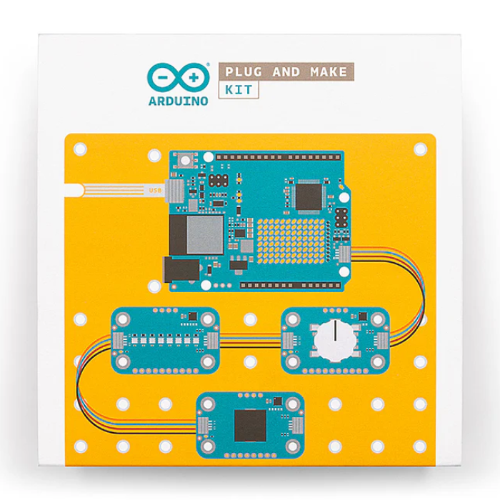Official Arduino Plug and Make Kit with Arduino Uno R4 wifi – Robocraze