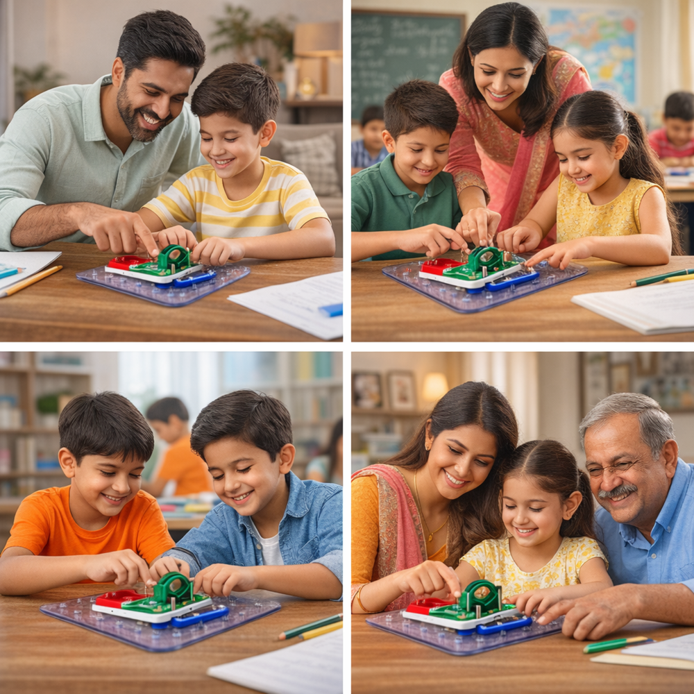 Pludo Build Your Own Motor Circuit – The Ultimate DIY Electric Motor Adventure | Grades 6–7 | Ages 11–12 -DIY Kits - Pludo Educational Kits - Robocraze