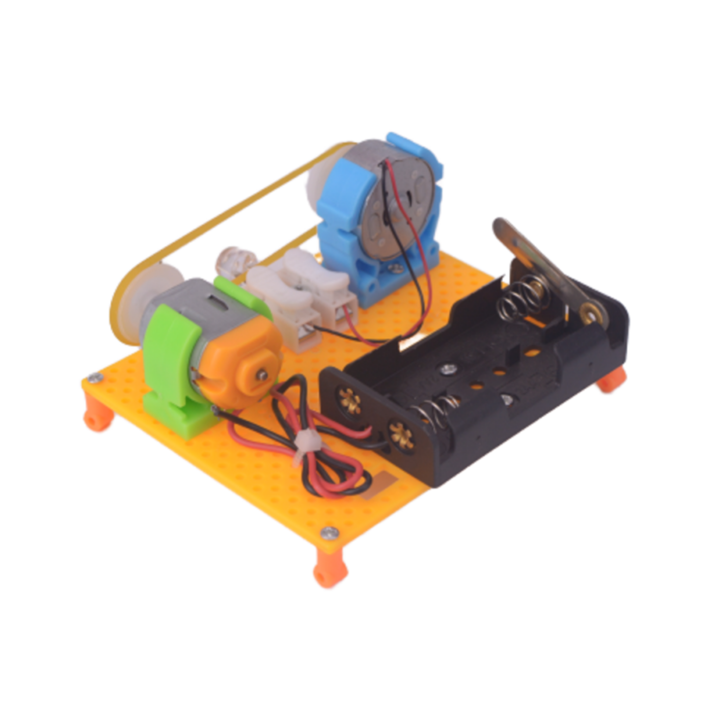 Pludo STEM Kit Electro Spin – DIY Educational Toy for Kids 11–14 | Grade 6–8 Motor Generator Science Experiment Kit -DIY Kit -Pludo Education Kit -Robocraze