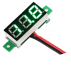 Robocraze 0.28 Inch 0-100V DC Digital Volt Meter 3 Wire - Robocraze