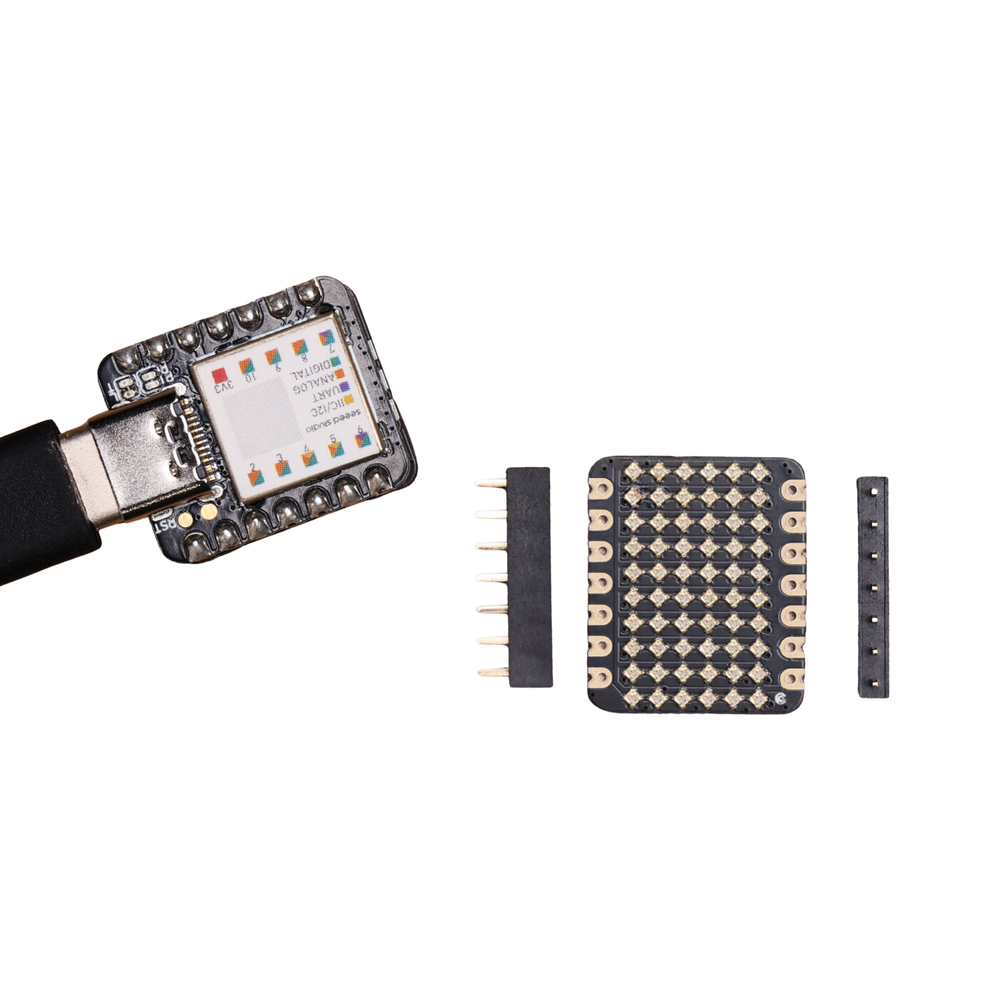 Seeed Studio 6x10 RGB WS2812 Matrix for XIAO - Electronic Components - LED's - Robocraze