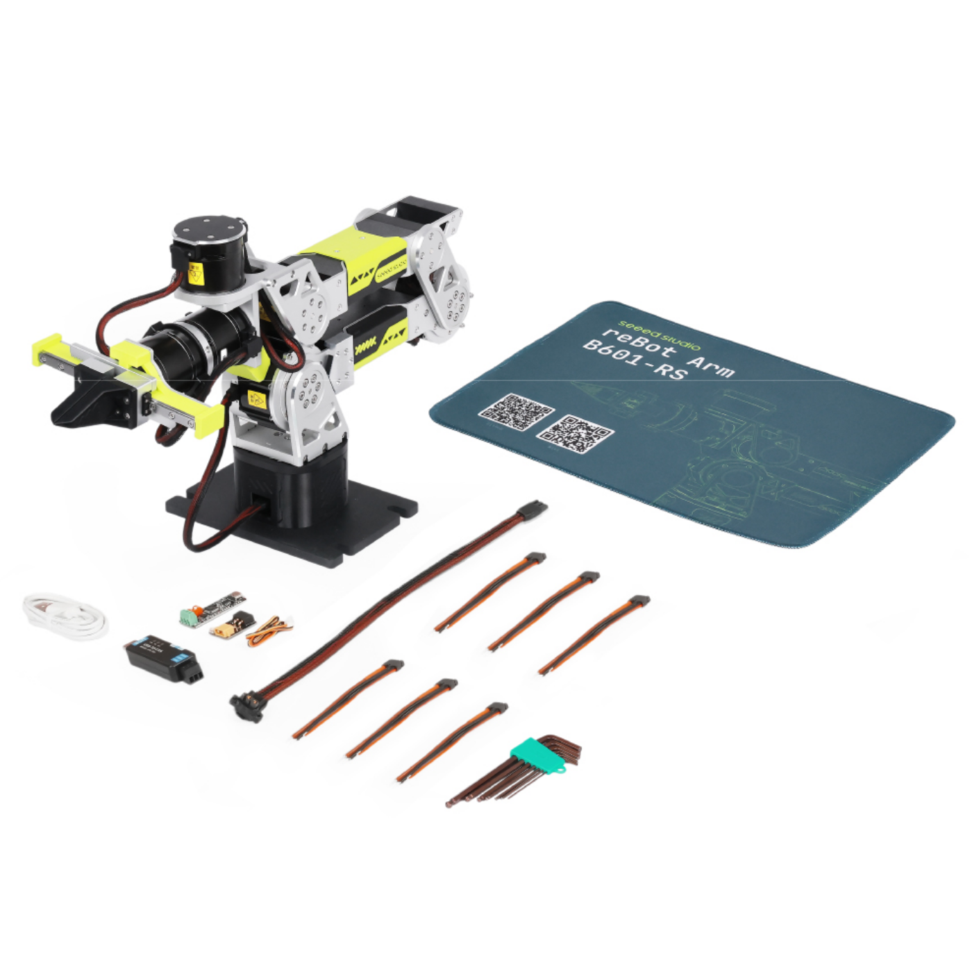 Seeed Studio reBot Arm B601-RS Assembled Robotic Arm Kit & Gripper – Open-Source Robotics Platform -DIY Kits -Robot Kits -Robocraze